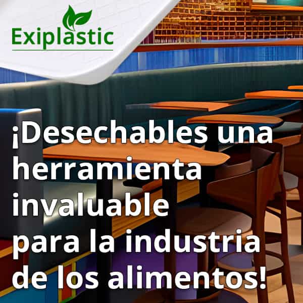 ¡Los productos desechables son una herramienta invaluable para la industria de los alimentos!